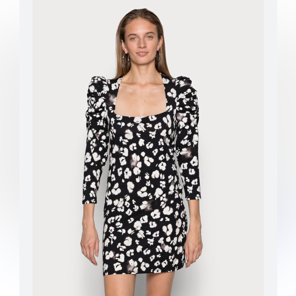 TED BAKER LONDON black and white mini dress, TED size 1